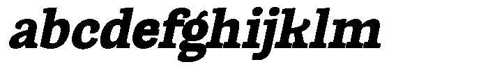 Gadinga Serif Black Italic FONT