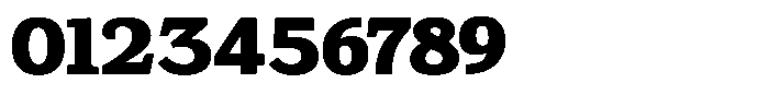 Gadinga Serif Black Semi Expanded Font OTHER CHARS