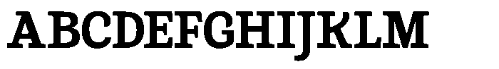 Gadinga Serif Bold Condensed Font UPPERCASE