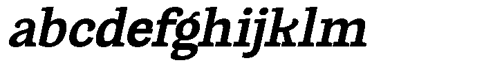 Gadinga Serif Bold Italic Semi Condensed FONT