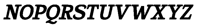 Gadinga Serif Bold Italic Font UPPERCASE