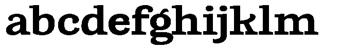 Gadinga Serif Bold Semi Expanded FONT