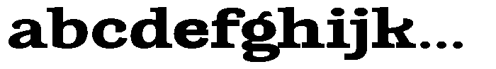 Gadinga Serif Extra Bold Expanded FONT