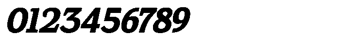 Gadinga Serif Extra Bold Italic Font OTHER CHARS