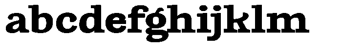 Gadinga Serif Extra Bold Semi Expanded FONT