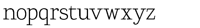 Gadinga Serif Extra Light Condensed Font LOWERCASE