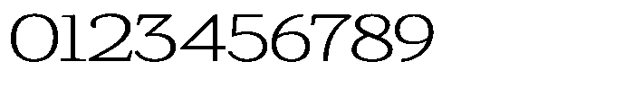 Gadinga Serif Extra Light Expanded Font OTHER CHARS