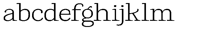Gadinga Serif Extra Light Semi Expanded FONT