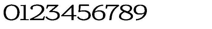 Gadinga Serif Light Expanded Font OTHER CHARS