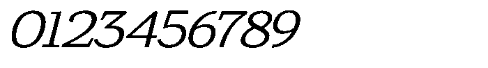 Gadinga Serif Light Italic Semi Expanded Font OTHER CHARS