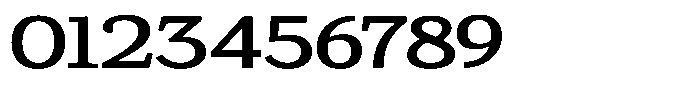 Gadinga Serif Medium Expanded Font OTHER CHARS