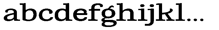 Gadinga Serif Medium Expanded FONT