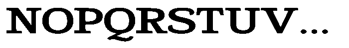 Gadinga Serif Semi Bold Expanded Font UPPERCASE