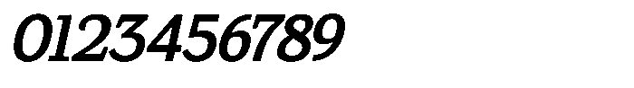 Gadinga Serif Semi Bold Italic Semi Condensed Font OTHER CHARS
