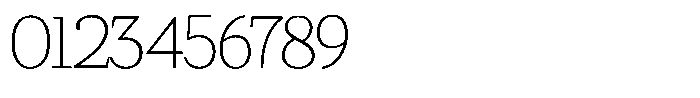 Gadinga Serif Thin Condensed Font OTHER CHARS