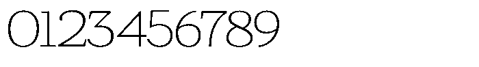 Gadinga Serif Thin Semi Expanded Font OTHER CHARS
