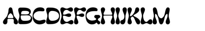 Gadion Blur Regular Font UPPERCASE