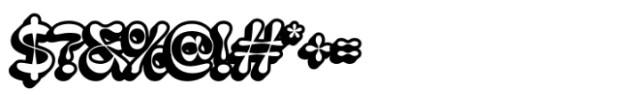 Gadion Extrude Left Font OTHER CHARS