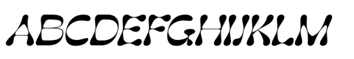 Gadion Italic Font UPPERCASE