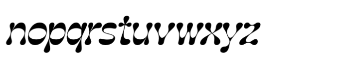 Gadion Italic Font LOWERCASE