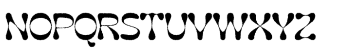 Gadion Rough Font UPPERCASE