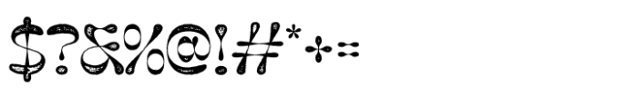Gadion Stamp Font OTHER CHARS