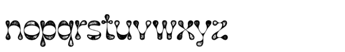 Gadion Stamp Font LOWERCASE