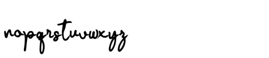 Gadstreet Font LOWERCASE
