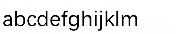 Gadugi Regular Font LOWERCASE