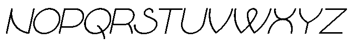 Gaego Italic Font UPPERCASE