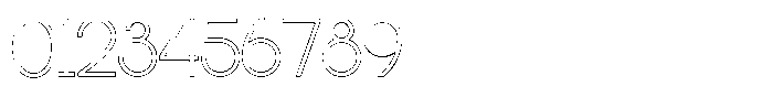 Gaego Outline Font OTHER CHARS