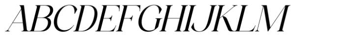 Gaela Italic Font UPPERCASE