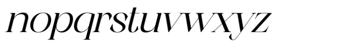 Gaela Italic Font LOWERCASE
