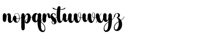 Gaelyn Script Font LOWERCASE