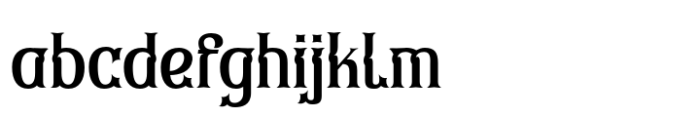 Gafineth Font LOWERCASE