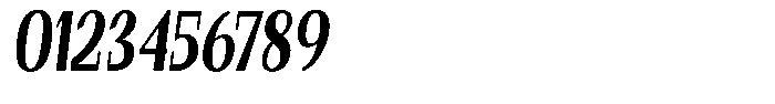 Gafisah Round Black Condensed Slant Font OTHER CHARS