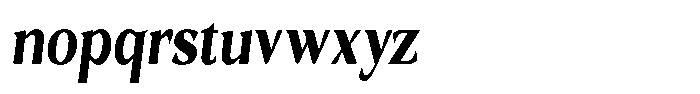 Gafisah Round Black Condensed Slant Font LOWERCASE