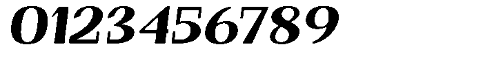 Gafisah Round Black Expanded Slant Font OTHER CHARS