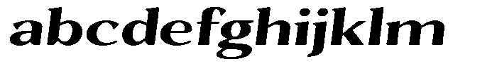 Gafisah Round Black Expanded Slant FONT