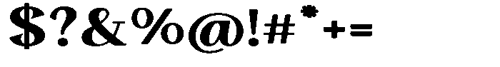 Gafisah Round Black Expanded Font OTHER CHARS