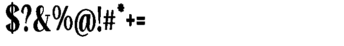 Gafisah Round Black Extra Condensed Font OTHER CHARS