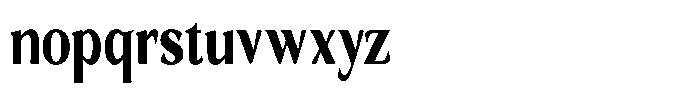 Gafisah Round Black Extra Condensed Font LOWERCASE