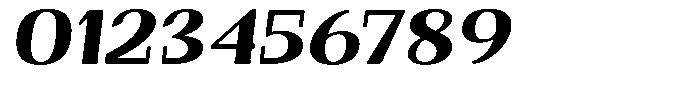 Gafisah Round Black Extra Expanded Slant Font OTHER CHARS