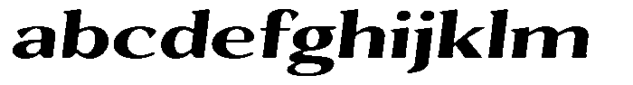 Gafisah Round Black Extra Expanded Slant FONT