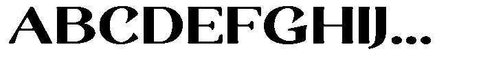 Gafisah Round Black Extra Expanded Font UPPERCASE