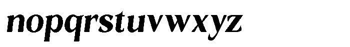 Gafisah Round Black Semi Condensed Slant Font LOWERCASE