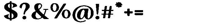 Gafisah Round Black Semi Expanded Font OTHER CHARS