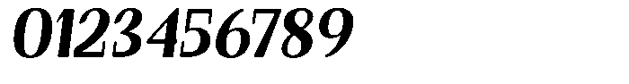 Gafisah Round Black Slant Font OTHER CHARS