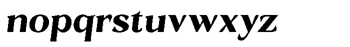 Gafisah Round Black Slant Font LOWERCASE