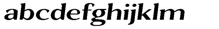 Gafisah Round Bold Expanded Slant FONT